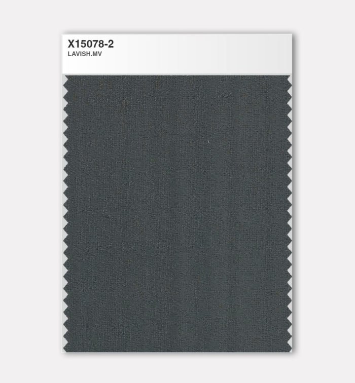 Serenity Collection - Pearl Dark Grey - Textured Fabric, 18x110 Inches