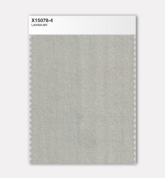 Serenity Collection - Pearl Light Grey - Textured Fabric, 18x110 Inches