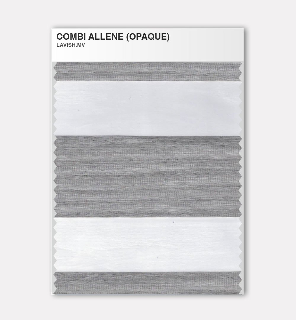 Combi Allene Lavish Curtain Swatches Zebra Blind