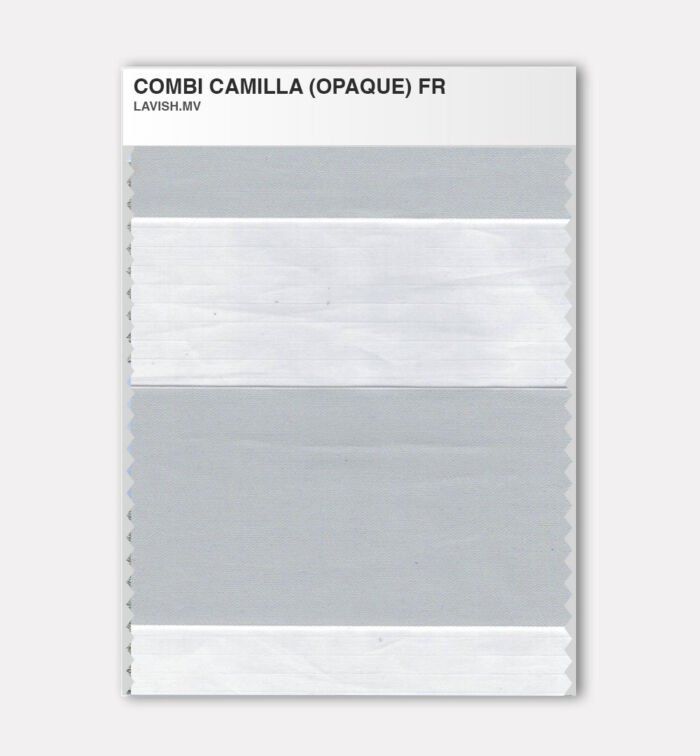 Combi Camilla Lavish Curtain Swatches Zebra Blind