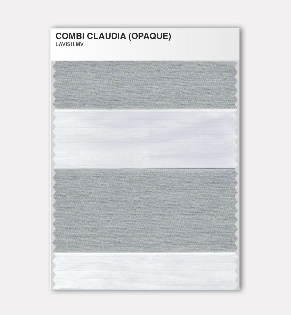 Combi Claudia Lavish Curtain Swatches Zebra Blind