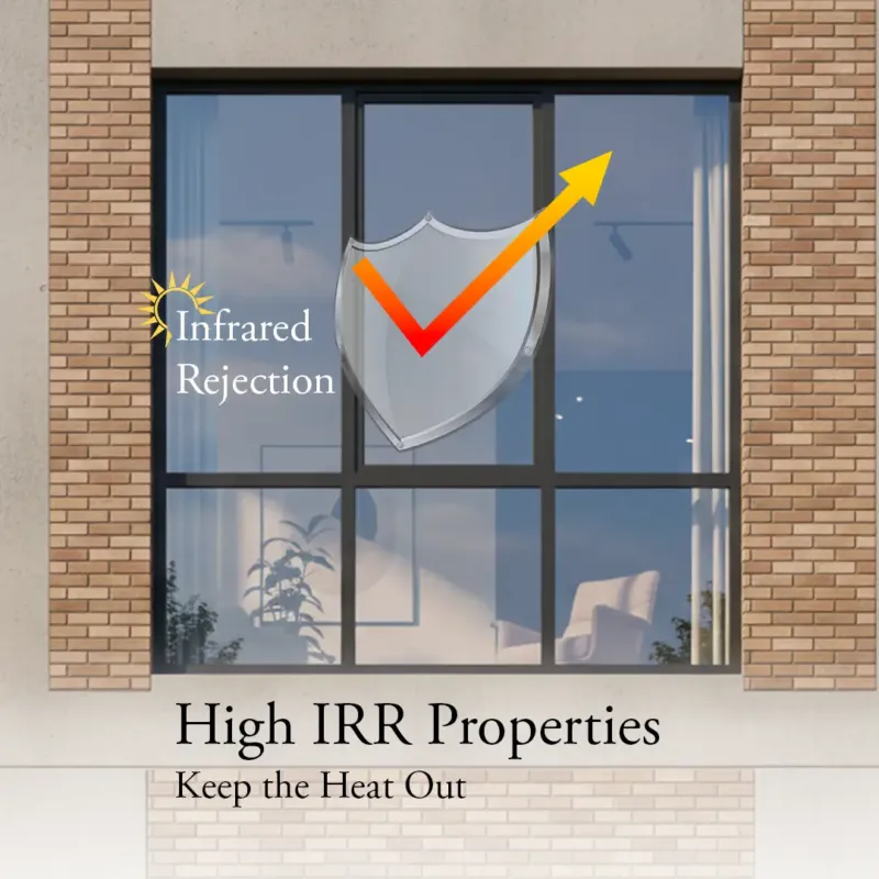 Window films - Heat Reducing Ultracool Window Film - 2 Ply 1.5 Mil - Pigmented Ceramic - VL50% IR95% 6 high IRR properties01 1