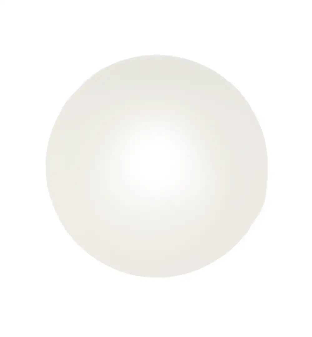 Curtain Rod Finials | Window Curtain Rod End Caps for 1 Inch Rods | Sleek Onyx Ball White 6 Curtain rod finials