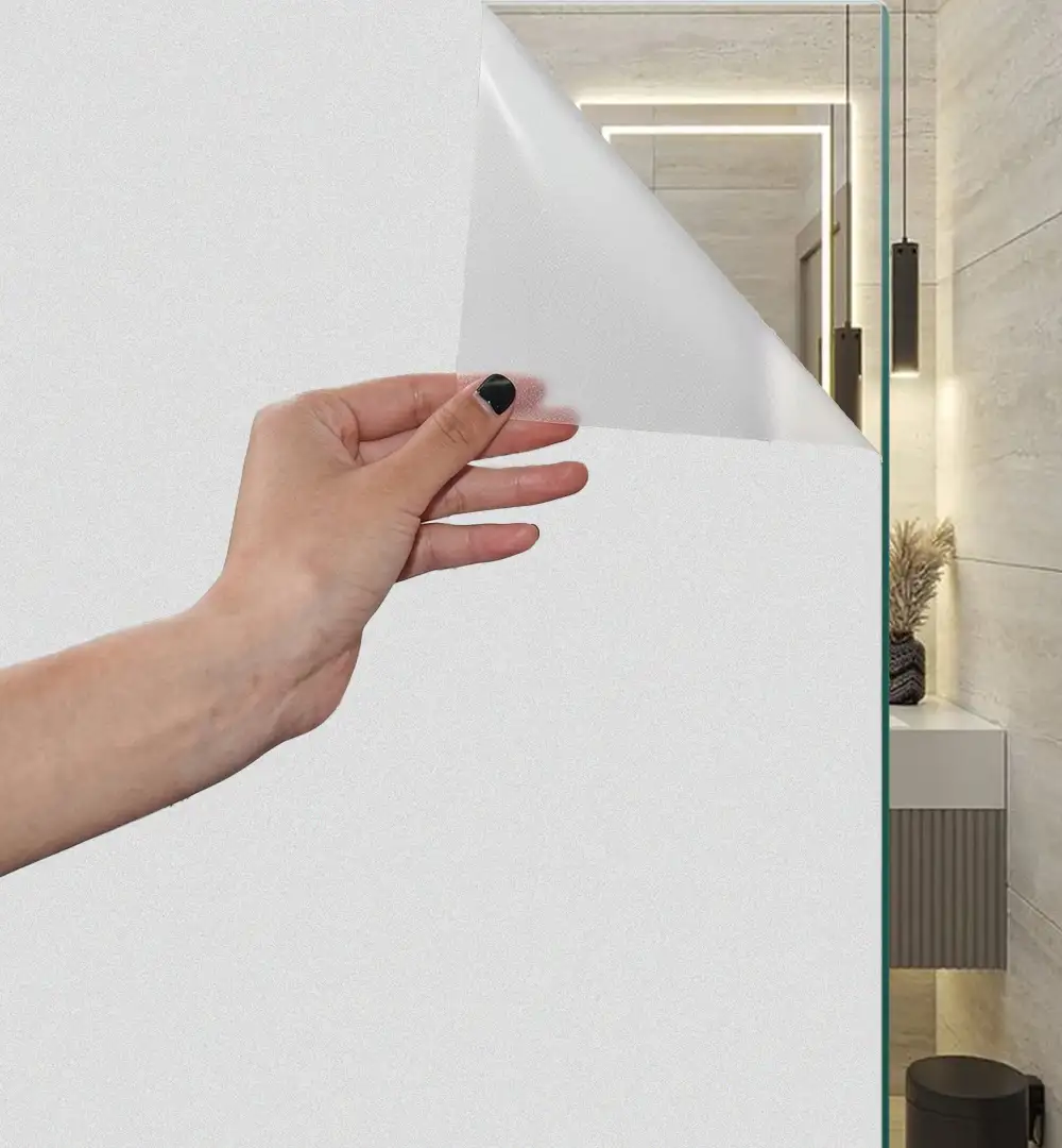 White Frosted Window Film