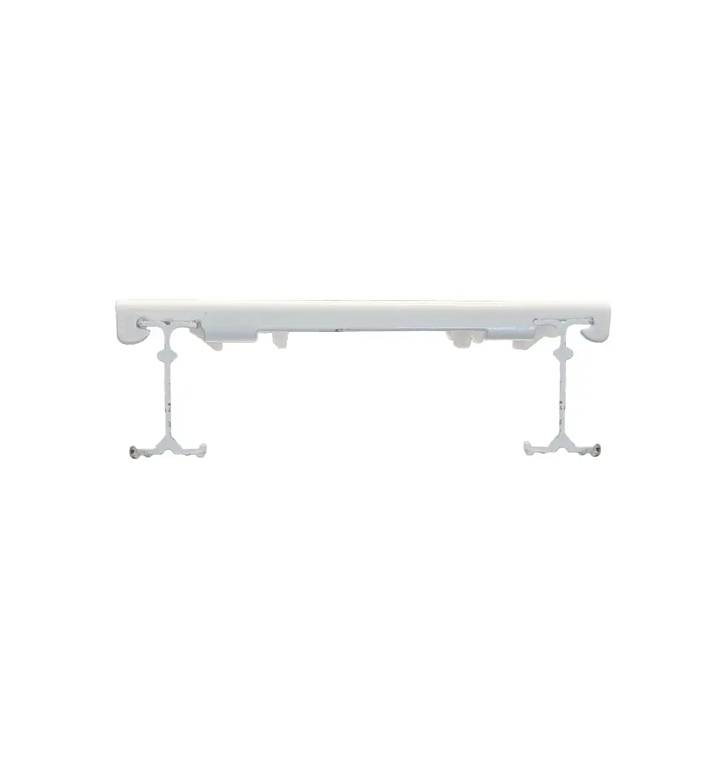 88mm Double Track Ceiling Bracket | Snap-In I-Beam Curtain Rail Mount | SZ-XGL01W DOUBLE CEILING BRACKET 6 Double Track Ceiling Bracket